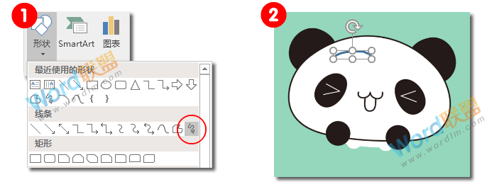 传说中的手绘教程 | 教你用PPT手绘图形熊猫